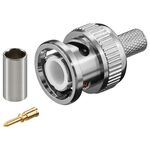 Q960 - Connettore BNC MASC. a crimpare per RG59/62 - Connettori Adattatori