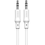 N040 - Cavo audio stereo jack audio 3.5mm 1m bianco JA004 - Cavi Audio Video