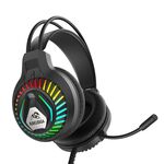 F4310 - Cuffie da gaming ad archetto con microfono nere KSC-849 - Cuffie