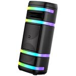 KK-8208 - Cassa acustica ricaricabile 2x8" 40W luci LED Bluetooth/FM/USB KK-8208 - Casse Acustiche