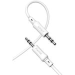 N040 - Cavo audio stereo jack audio 3.5mm 1m bianco JA004 - Cavi Audio Video