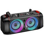 KSC-689 - Cassa acustica ricaricabile 2x4" 10W luci LED Bluetooth/FM/USB KSC-689 - Casse Acustiche