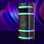KK-8208 - Cassa acustica ricaricabile 2x8" 40W luci LED Bluetooth/FM/USB KK-8208 - Casse Acustiche