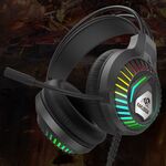 F4310 - Cuffie da gaming ad archetto con microfono nere KSC-849 - Cuffie