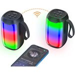 F4495 - Altoparlante Bluetooth 5W USB/Scheda SD con luci LED JD022 - Speaker Bluetooth