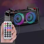 KSC-689 - Cassa acustica ricaricabile 2x4" 10W luci LED Bluetooth/FM/USB KSC-689 - Casse Acustiche
