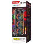 KK-6301 - Cassa acustica ricaricabile con telecomando e microfono wireless 3x6" 30W KK-6301 - Casse Acustiche