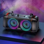KSC-689 - Cassa acustica ricaricabile 2x4" 10W luci LED Bluetooth/FM/USB KSC-689 - Casse Acustiche