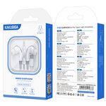 F2090 - Cuffie auricolari con microfono 1.2m type C bianche KSC-727 - Cuffie Auricolari