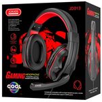 F4305 - Cuffie ad archetto da gaming con microfono nere JD013 - Cuffie