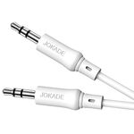 N040 - Cavo audio stereo jack audio 3.5mm 1m bianco JA004 - Cavi Audio Video