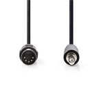 ND2735 - Cavo audio DIN maschio DIN a 5 pin - Maschio da 3,5 mm 1.0 m Nero - Cavi Audio Video