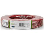ND1745 - Cavo per Altoparlante 2x 0,75 mm2 100 m Avvolgibile Nero/Rosso - Cavi Audio Video