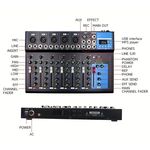 E9170 - Mixer professionale 7 canali con Bluetooth/USB - Mixer