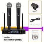 E9205 - Set 2 microfoni UHF wireless - Microfoni