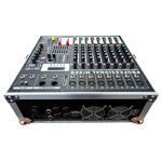 E9150 - Mixer Audio Professionale 8 Canali 850W con Effetti DSP, USB/SD, EQ Grafico e Flight Case - Mixer