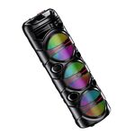 KK-8301 - Cassa acustica portatile ricaricabile 3x8" 40W Luce LED Bluetooth/USB - Casse Acustiche