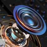 KK-8301 - Cassa acustica portatile ricaricabile 3x8" 40W Luce LED Bluetooth/USB - Casse Acustiche