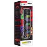 KK-8301 - Cassa acustica portatile ricaricabile 3x8" 40W Luce LED Bluetooth/USB - Casse Acustiche