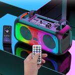 KSC-1001 - Cassa acustica portatile con tracolla 2x6.5" 30W Luce LED Bluetooth/USB/Scheda SD KSC-1001 - Casse Acustiche