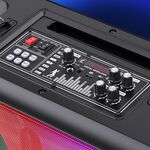 KSC-1001 - Cassa acustica portatile con tracolla 2x6.5" 30W Luce LED Bluetooth/USB/Scheda SD KSC-1001 - Casse Acustiche