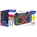 KSC-1001 - Cassa acustica portatile con tracolla 2x6.5" 30W Luce LED Bluetooth/USB/Scheda SD KSC-1001 - Casse Acustiche