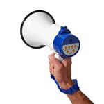 ND5478 - Megafono portatile 10W con sirena e funzione di registrazione – Bianco/Blu - Altoparlanti