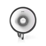 ND6175 - Megafono professionale 25W con microfono staccabile e sirena – Blu/Bianco - Altoparlanti