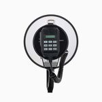 ND7998 - Megafono professionale 25W con Bluetooth®, sirene e riproduzione USB – Nero/Bianco - Altoparlanti