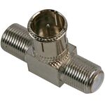 MT452 - Adattatore F Maschio a Doppia Presa F Femmina – Connettore a T - Varie