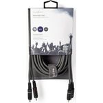 ND1468 - Cavo audio stereo 2x maschio RCA placcato nickel 5m Nedis - Cavi Audio Video