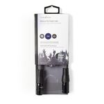 ND204 - Cavo Audio XLR Bilanciato | Maschio a 3 Pin XLR - Femmina a 3 Pin XLR | 0,5 m | Grigio - Cavi Audio Video