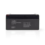 ND5470 - Batteria piombo-acido ricaricabile da 6V  3200mAh 134x35x61mm - Batterie Ricaricabili