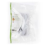 ND3160 - Cavo per telecomunicazioni Maschio RJ11 - Maschio RJ11 10m Bianco - Telefonico