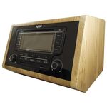 V950 - Impianto Stereo con Radio/Bluetooth/SD/USB/AUX 100W in legno - Amplificatori