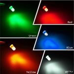 WB1128 - Kit diodi led 3mm 500pz 5 colori - Diodi LED