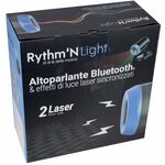 WB1304 - Effetto luce proiettore doppio laser rosso/verde con telecomando e altoparlante Bluetooth - Effetti Luce