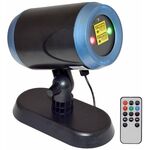 WB1304 - Effetto luce proiettore doppio laser rosso/verde con telecomando e altoparlante Bluetooth - Effetti Luce