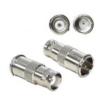 Q818 - Adattatore BNC femmina - Connettore F maschio ad innesto rapido - Connettori Adattatori
