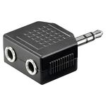 09990 - Adattatore Audio 3.5mm Stereo 1M/2F - Connettori e Adattatori