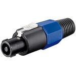E9145 - Connettore speakon 4 poli blu - Connettori e Adattatori