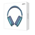 F4105 - Cuffie ad archetto Bluetooth con ingresso AUX blu JI011 - Cuffie