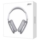 F4100 - Cuffie ad archetto Bluetooth con ingresso AUX color argento  JI011 - Cuffie