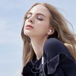 F2240 - Cuffie auricolari con microfono 1.2m jack audio 3.5mm bianche KSC-659 - Cuffie Auricolari