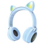 F4295 - Cuffie ad archetto bluetooth blu JD012 - Cuffie