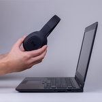 WB2508 - Cuffie wireless Forever BTH-505 ad archetto nere - Cuffie