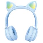 F4295 - Cuffie ad archetto bluetooth blu JD012 - Cuffie