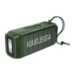 F2530 - Altoparlante Bluetooth ingressi AUX/USB/Scheda SD Radio FM verde KSC-606 - Speaker Bluetooth