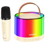 F2475 - Cassa acustica portatile Bluetooth/SD/AUX luci LED 5W con microfono KSC-1006 - Casse Acustiche
