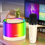 F2475 - Cassa acustica portatile Bluetooth/SD/AUX luci LED 5W con microfono KSC-1006 - Casse Acustiche